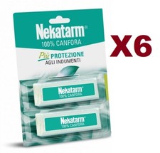 120 TAVOLETTE NEKATARM 100% CANFORA PROTEZ. INDUMENTI ARMADI ANTITARME 50gr