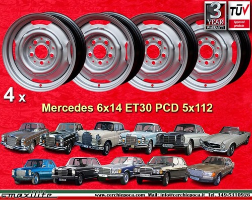 Cerchi mercedes 6x14 5x112 - mercedes,