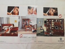 Pubblicita' Le Fablier Sala Collezione Le Primule Lotto 3 Fogli Anni 2000