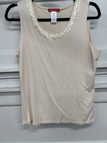 Canotta anne klein beige - canotta, con