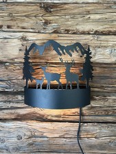 Lampada a muro in metallo -