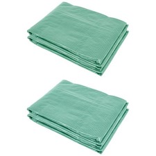 Outsunny Telo per Serra in PE con Bordi Interrati Verde