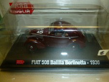 DIE CAST-1 43-FIAT 500 BALILLA BERLINETTA  MILLE MIGLIA   1936