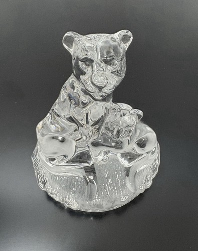 Scultura orso con - scultura, cucciolo