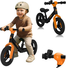 Bicicletta Senza Pedali TONI per Bambini Da 18 Mesi a 30Kg Ruote in Gomma PU Da 