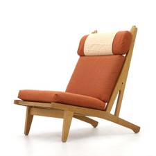 Poltrona “GE-375” di Hans J. Wegner per Getama , anni ’60, armchair, nordic 