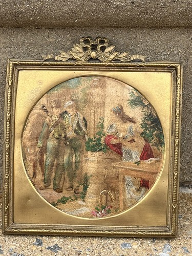 Antico dipinto olio - antico, legno