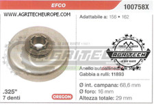 100758X PIGNONE CAMPANA FRIZIONE MOTOSEGA EFCO 156 162 .325" 7 DENTI