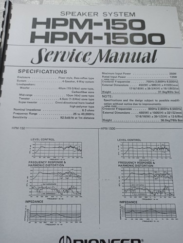 Pioneer hpm 150 - pioneer,
