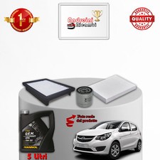 KIT TAGLIANDO 3 FILTRI + 5 LITRI 5W30 OPEL KARL 1.0 LPG 54KW 73CV DAL 2018 ->