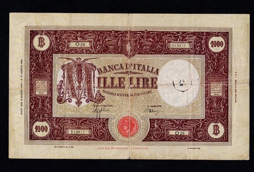 Italia banca 1000 - d'italia,