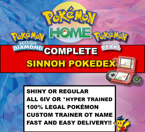 Complete full sinnoh pokedex - pokedex,