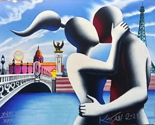 Mark Kostabi - Fine art giclée su cartoncino numerata e firmata