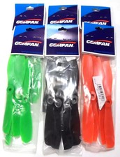 Gemfan Bullnose Props Propellers 5550BN - 12 pairs orange green black quadcopter