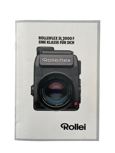 Brochure vintage rara rollei - rara, /