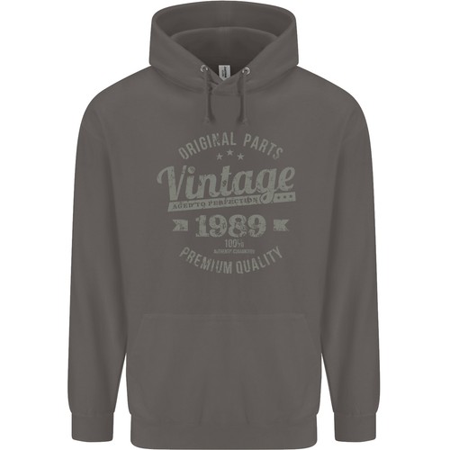 Felpa charcoal uomo vintage - da,