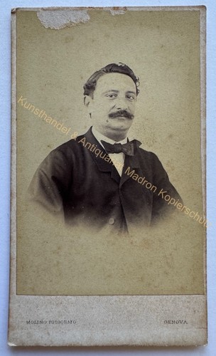 Orig cdv foto fotografia uomo - orig.,