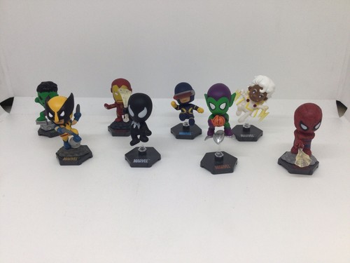 Marvel gashapon lotto - gashapon, 8pz
