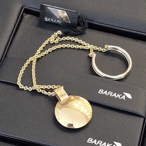 Portachiavi baraka oro - baraka, giallo