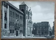 Cagliari. Piazza Palazzo. La Cattedrale. Viaggiata 1955.