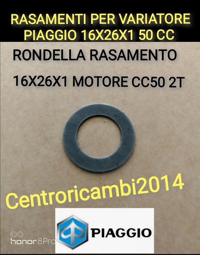 Rasamento per variatore - rasamento,