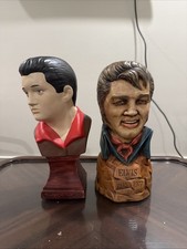 Lotto 2 statue ritratto Elvis