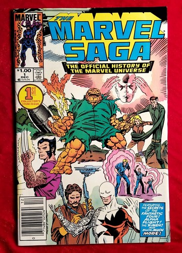1985 the marvel saga comic - marvel, comic#1