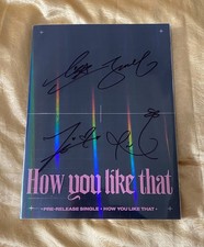 ALBUM CD BLACKPINK AUTOGRAFATO