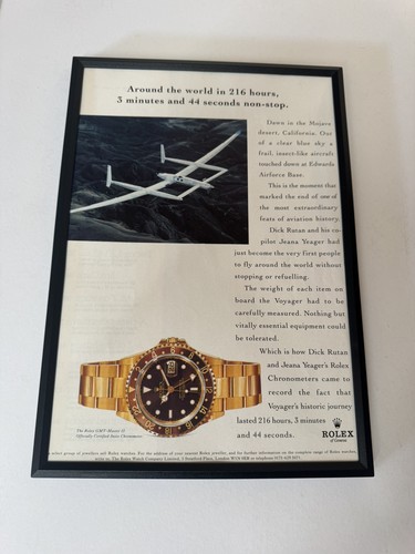 Framed original dick rutan - framed,