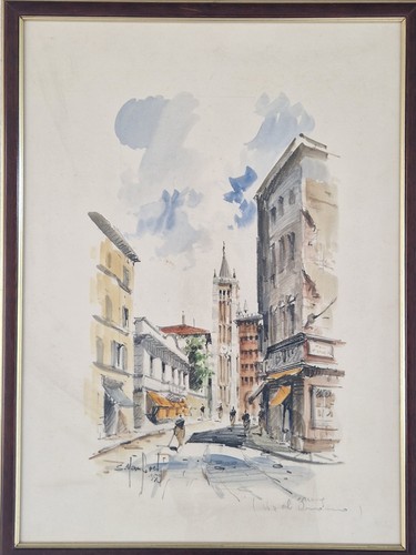 Sergio manfredi acquerello - manfredi,
