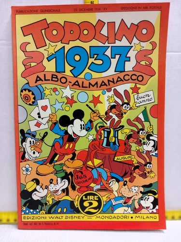 Topolino 1937 albo almanacco - topolino,