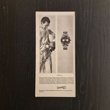 1964 Eberhard Contograf - Original AD Advertising 15x33 Pubblicità Vintage