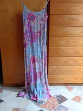 Vestito particolare Lungo,con sottvestito, piccole spalline, luminoso con...
