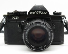 Pentax K2 (nero) con SMC Pentax f/1.8 55mm - Ottime condizioni vintage