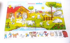 MIO FORMAGGINO GIOCO POSTER FATTORIA MIO PER RACCOLTA FIGURINE ADESIVE