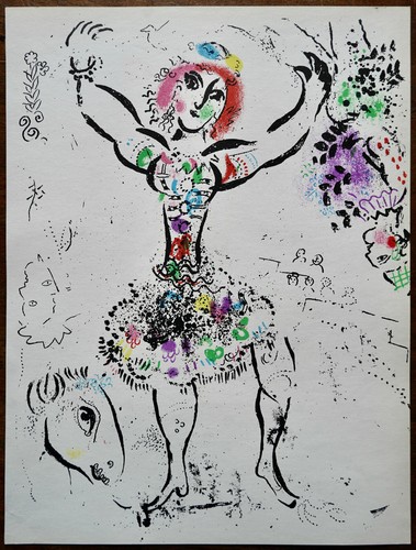 Marc chagall jongleuse - la,