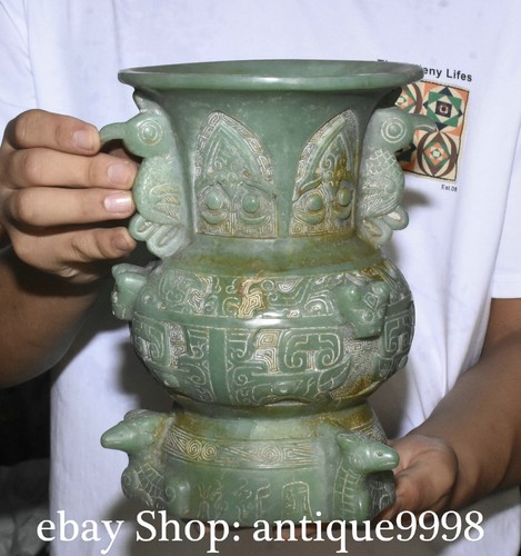 Vaso bottiglia testa - , uccellino