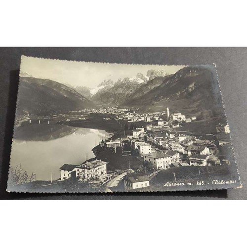 Cartolina auronzo - auronzo, (dolomiti)