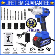 Chiave a percussione senza fili brushless coppia elevata rimozione dadi pneumatici auto emergenza