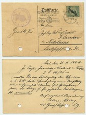 84961 - Timbro pubblicitario: Fiera nordica Kiel - 21.7.1924