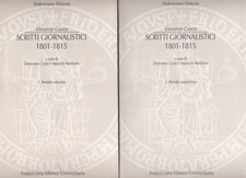Vincenzo Cuoco - Scritti Giornalistici 1801-1815 - 2 volumi Fridericiana ed.