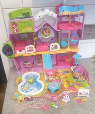 Lotto Lavoro Pacchetto Accessori Tartaruga Coniglio Bambole Pinypon Hotel