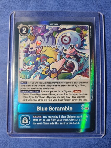 Digimon blue scramble 028 - blue, lm-028