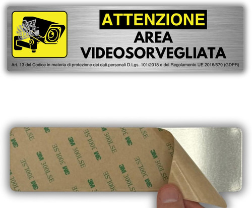 Targa videosorveglianza - targa,