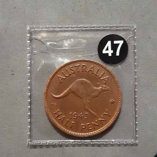 Australia half penny - australia, "half