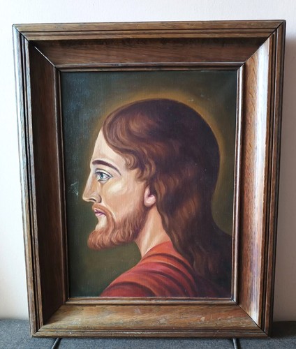 Ritratto olio gesù - ritratto,