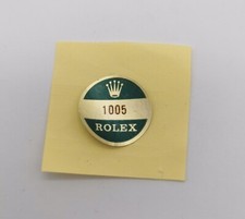 Rolex Authentic Vintage Rolex 1005 Oyster Perpetual Green Case Back Sticker Rare