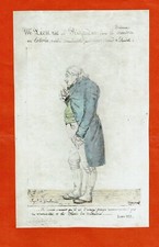 GT89-GRAVURE ORIG-Mr LÉON-RÔLE DE RIGAUDIN DANS LA MAISON EN LOTERIE-BORDEAUX