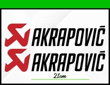 AKRAPOVIC ADESIVI 2 MOTO