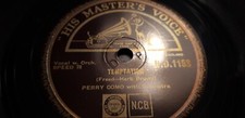 DISCO 78 giri - Perry Como – Temptation  / Surrender . His master voice